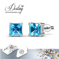 Destin bijoux cristal de Swarovski 7 jours Princess boucles d’oreilles